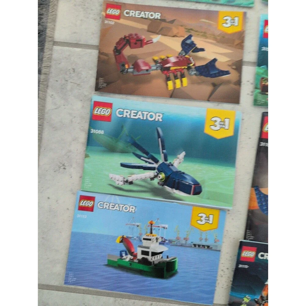 Lego Creator 3 in 1 Lot of 27 INSTRUCTION MANUALS ONLY